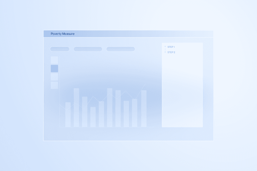 a stylized graphic of the NYC Poverty Measure